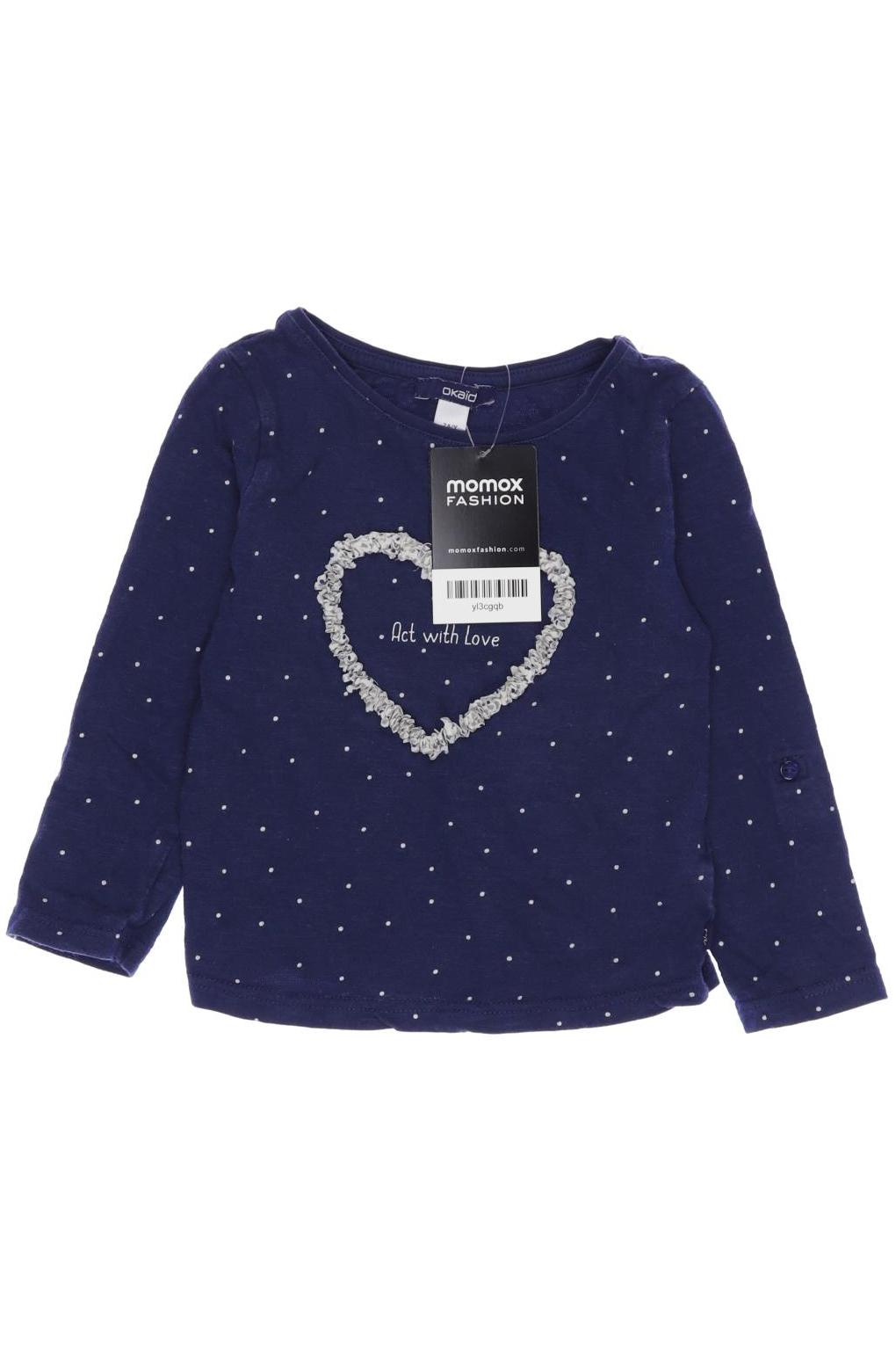 

Okaidi Damen Langarmshirt, marineblau, Gr. 86