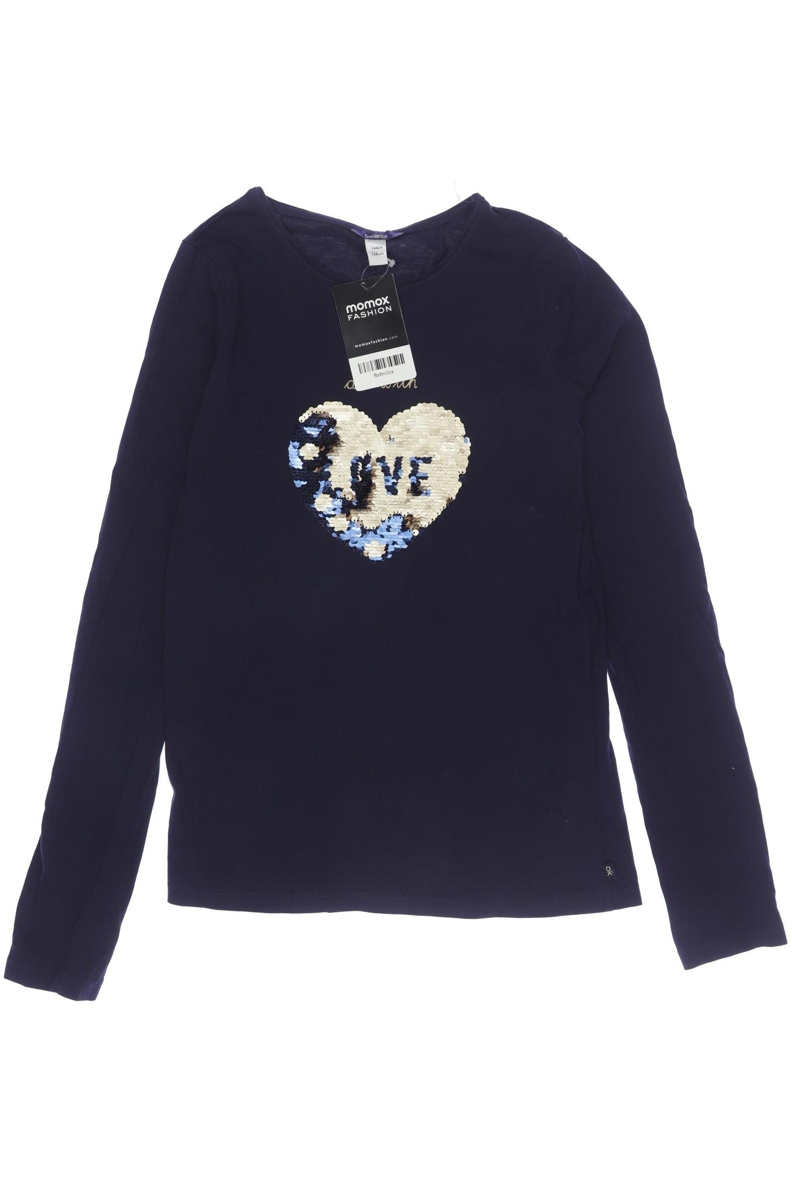 

Okaidi Damen Langarmshirt, marineblau, Gr. 158