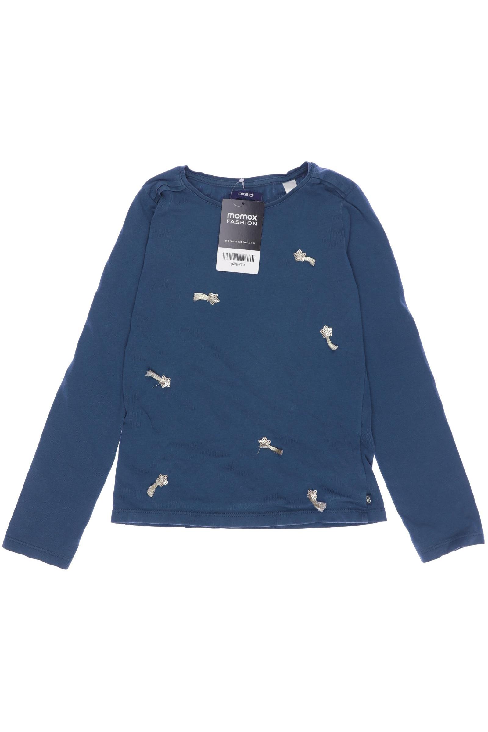 

Okaidi Damen Langarmshirt, türkis, Gr. 128