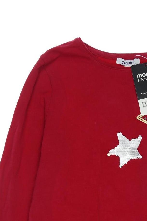 Thumbnail - Okaidi Mädchen Langarmshirt, rot, Gr. 152