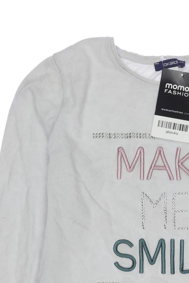 Thumbnail - Okaidi Mädchen Langarmshirt, grau, Gr. 152
