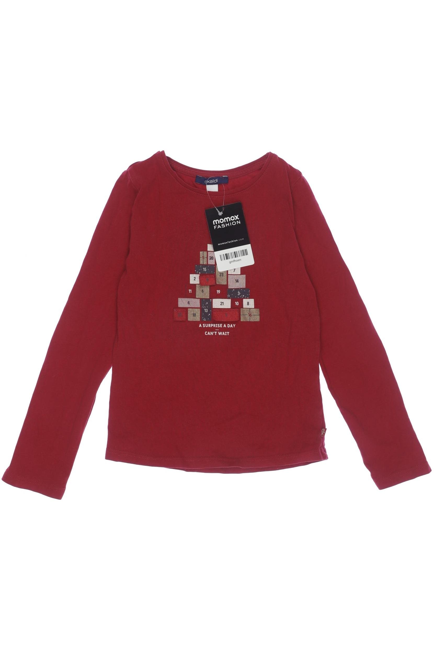 

Okaidi Damen Langarmshirt, rot, Gr. 116