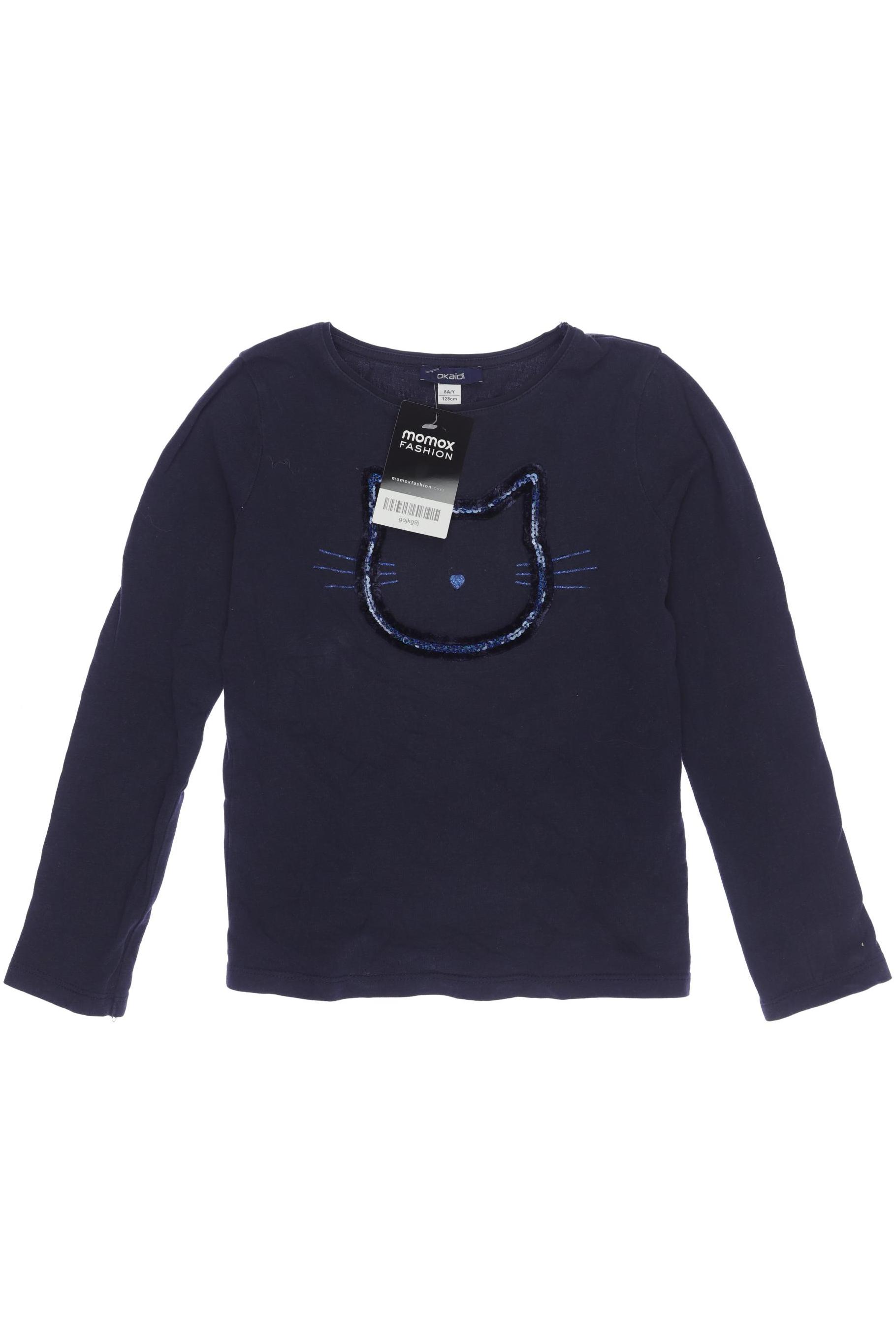 

Okaidi Damen Langarmshirt, marineblau, Gr. 128
