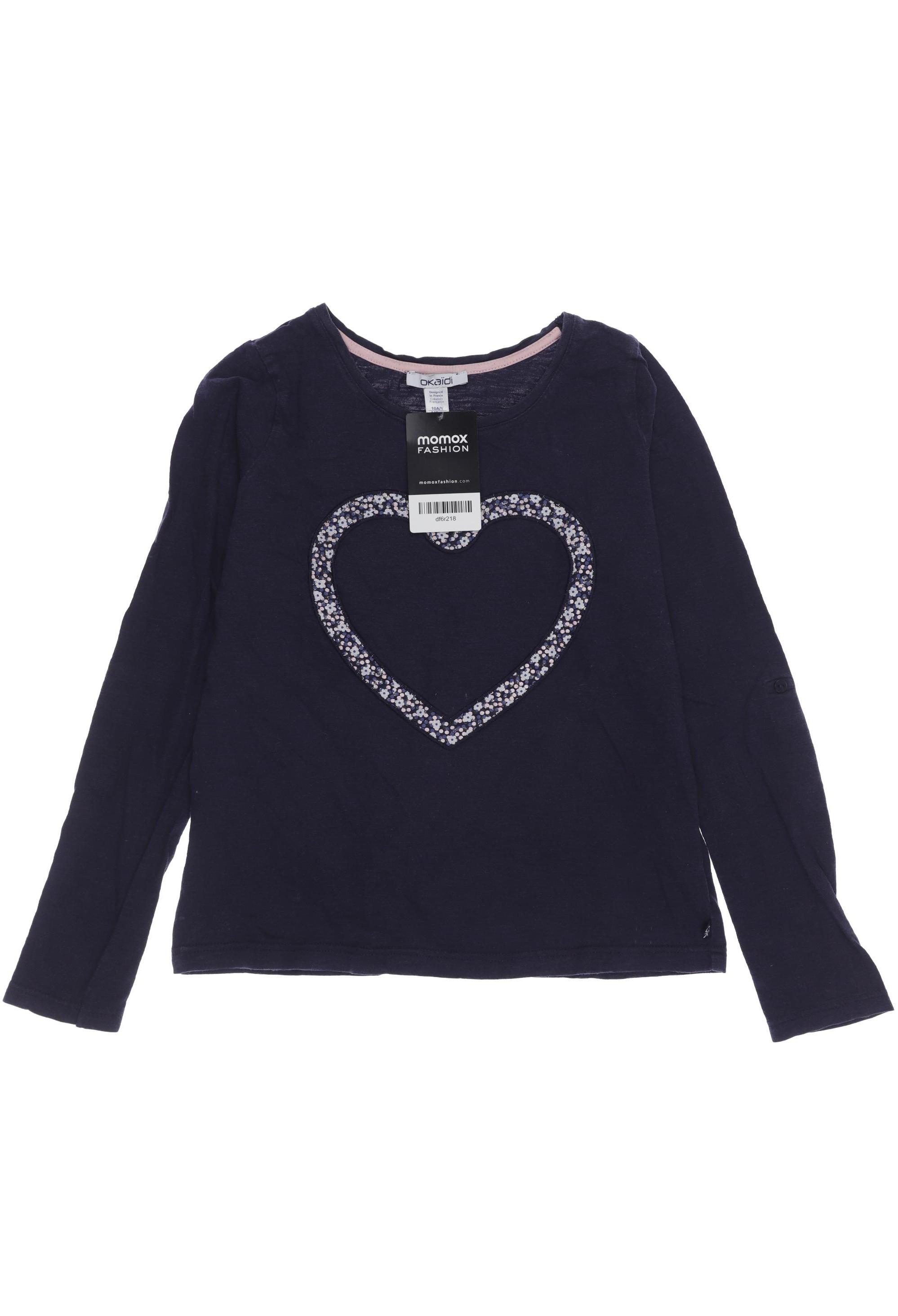 

Okaidi Damen Langarmshirt, marineblau, Gr. 140