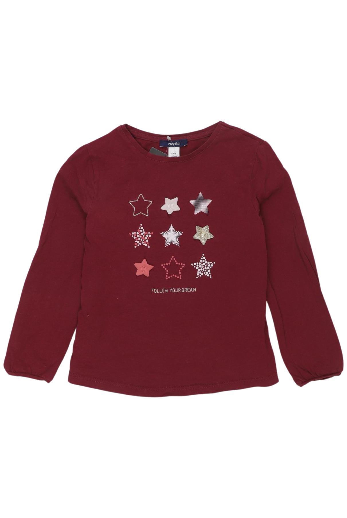 

Okaidi Mädchen Langarmshirt, rot, Gr. 110