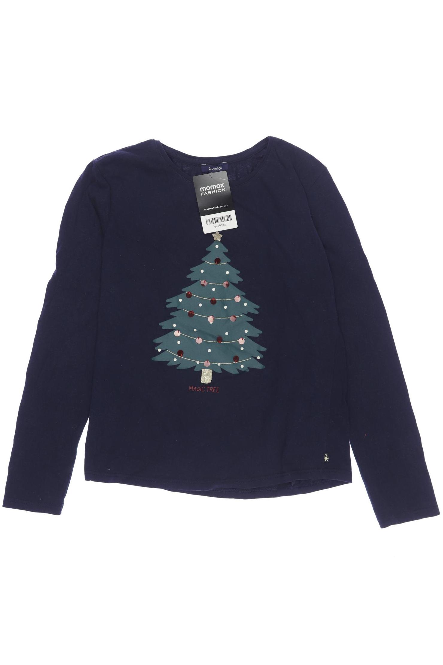 

Okaidi Damen Langarmshirt, marineblau, Gr. 152
