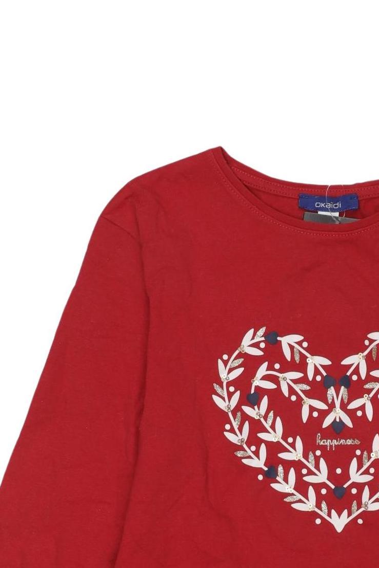 Thumbnail - Okaidi Mädchen Langarmshirt, rot, Gr. 140