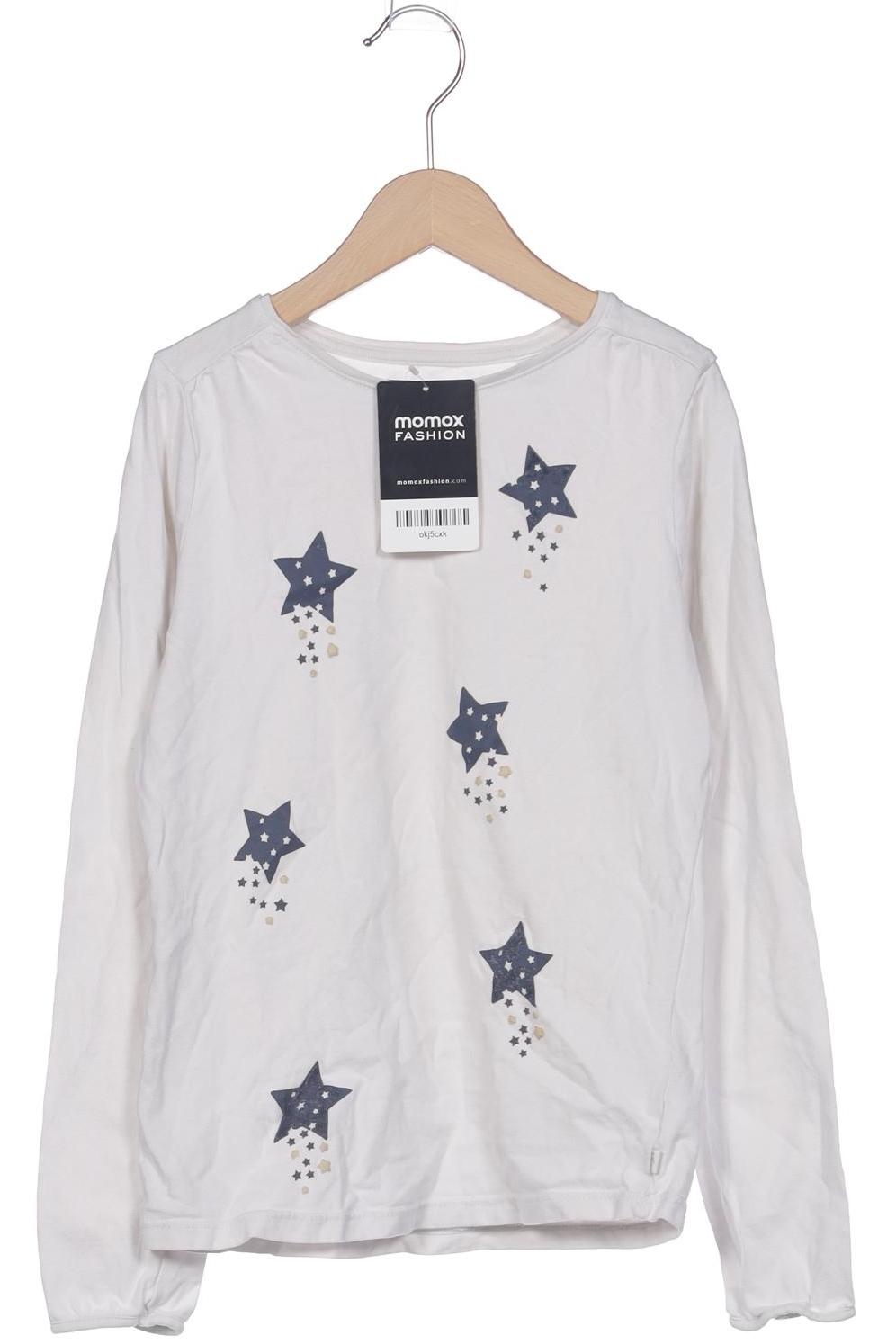 

Okaidi Damen Langarmshirt, weiß, Gr. 140
