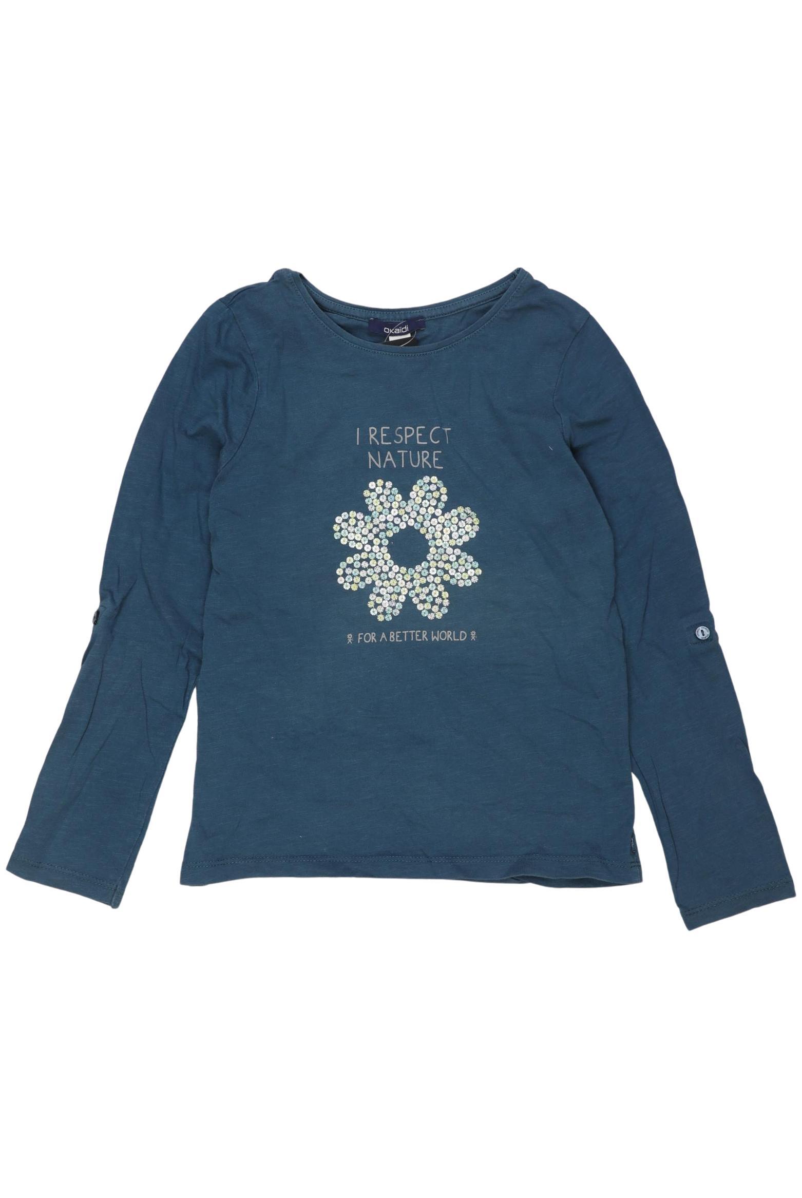 

Okaidi Mädchen Langarmshirt, türkis, Gr. 128