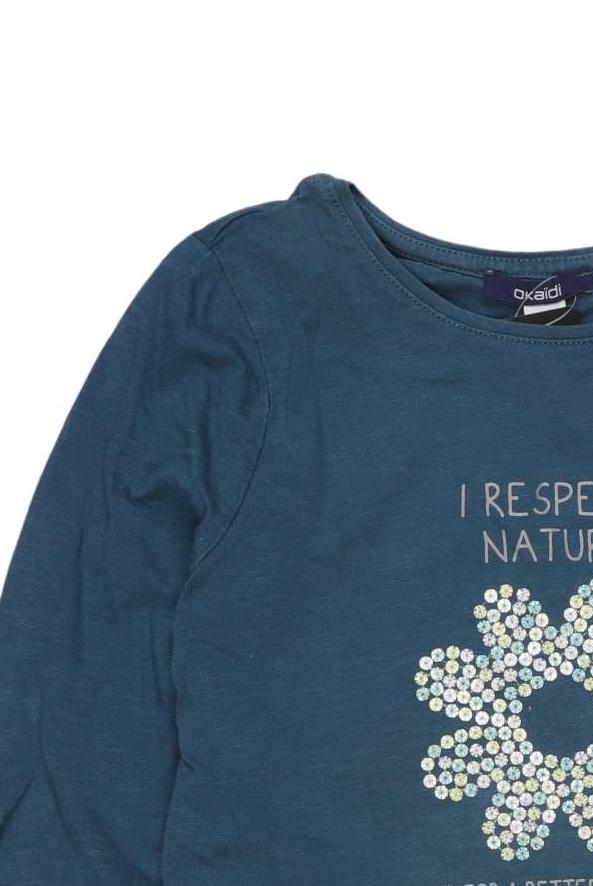 Thumbnail - Okaidi Mädchen Langarmshirt, türkis, Gr. 128