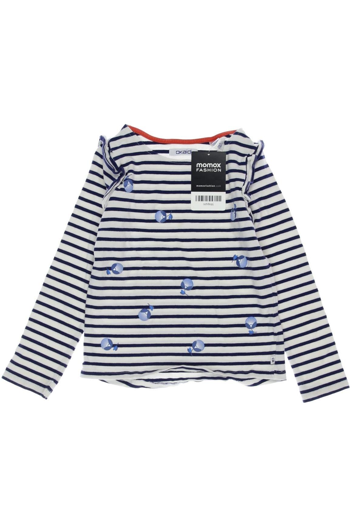 

Okaidi Damen Langarmshirt, weiß, Gr. 116