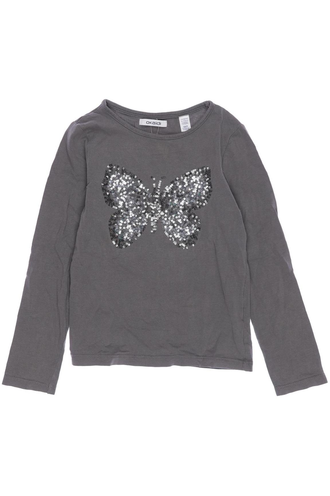 

Okaidi Damen Langarmshirt, grau, Gr. 110