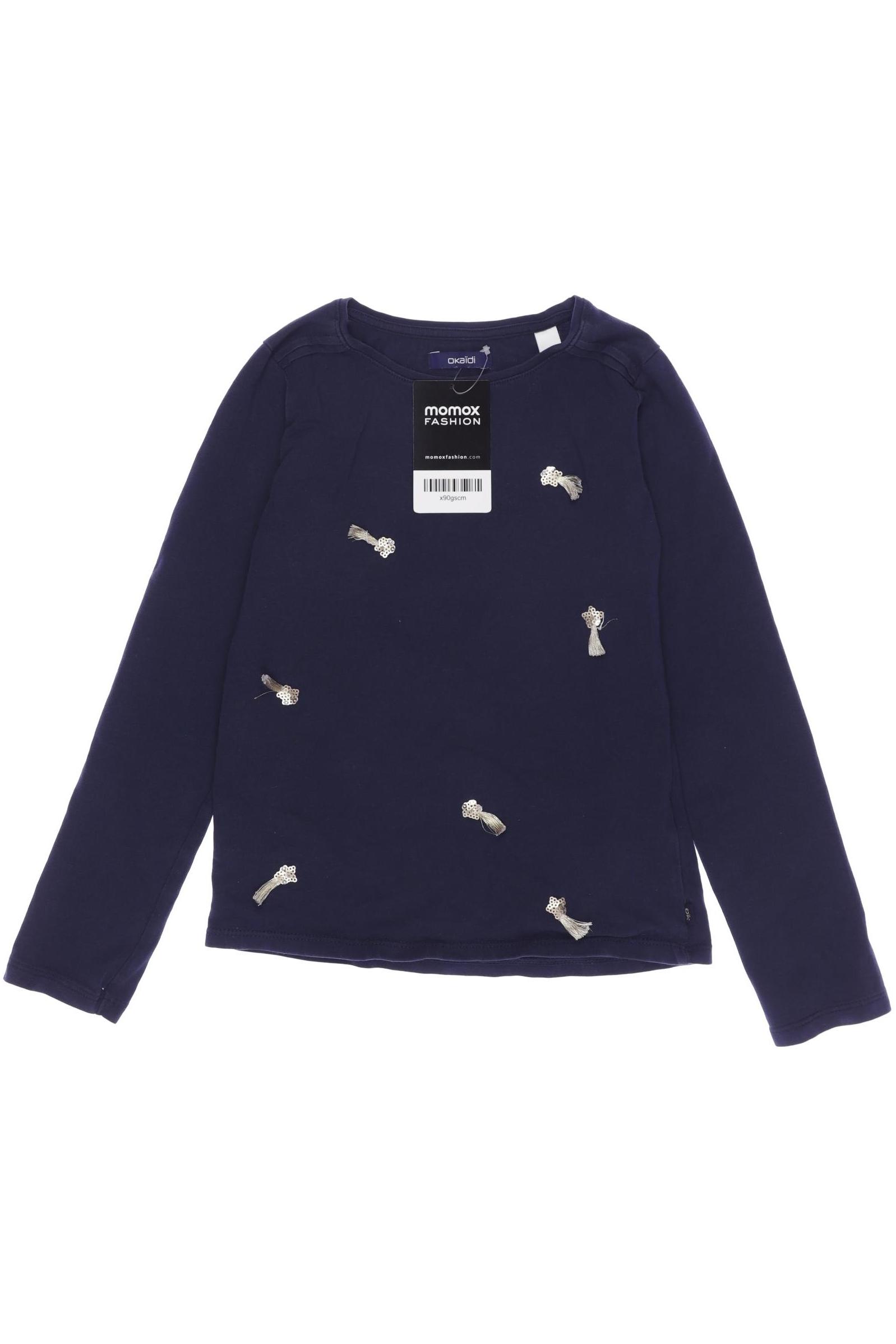 

Okaidi Damen Langarmshirt, marineblau, Gr. 128