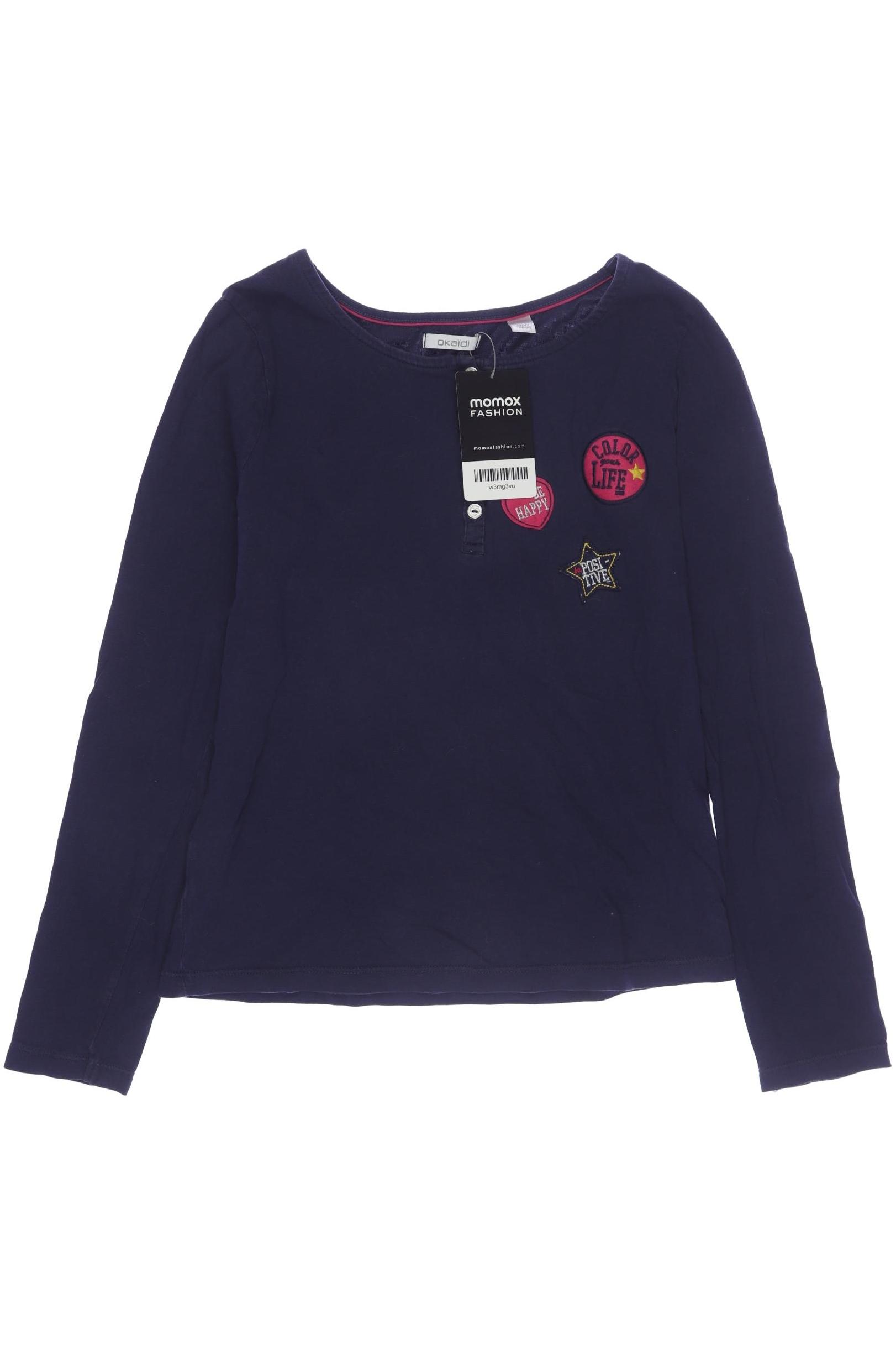 

Okaidi Mädchen Langarmshirt, marineblau, Gr. 158