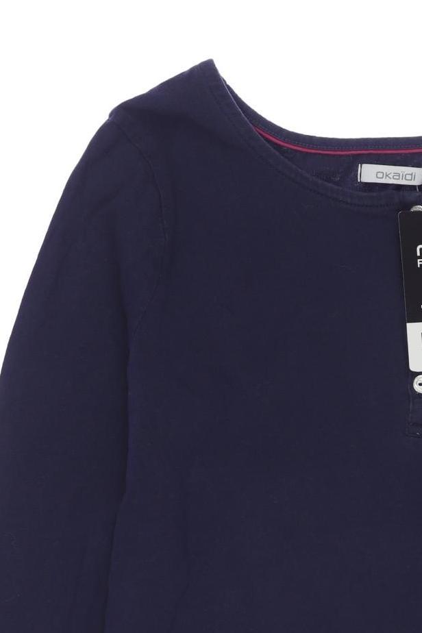 Thumbnail - Okaidi Mädchen Langarmshirt, marineblau, Gr. 158