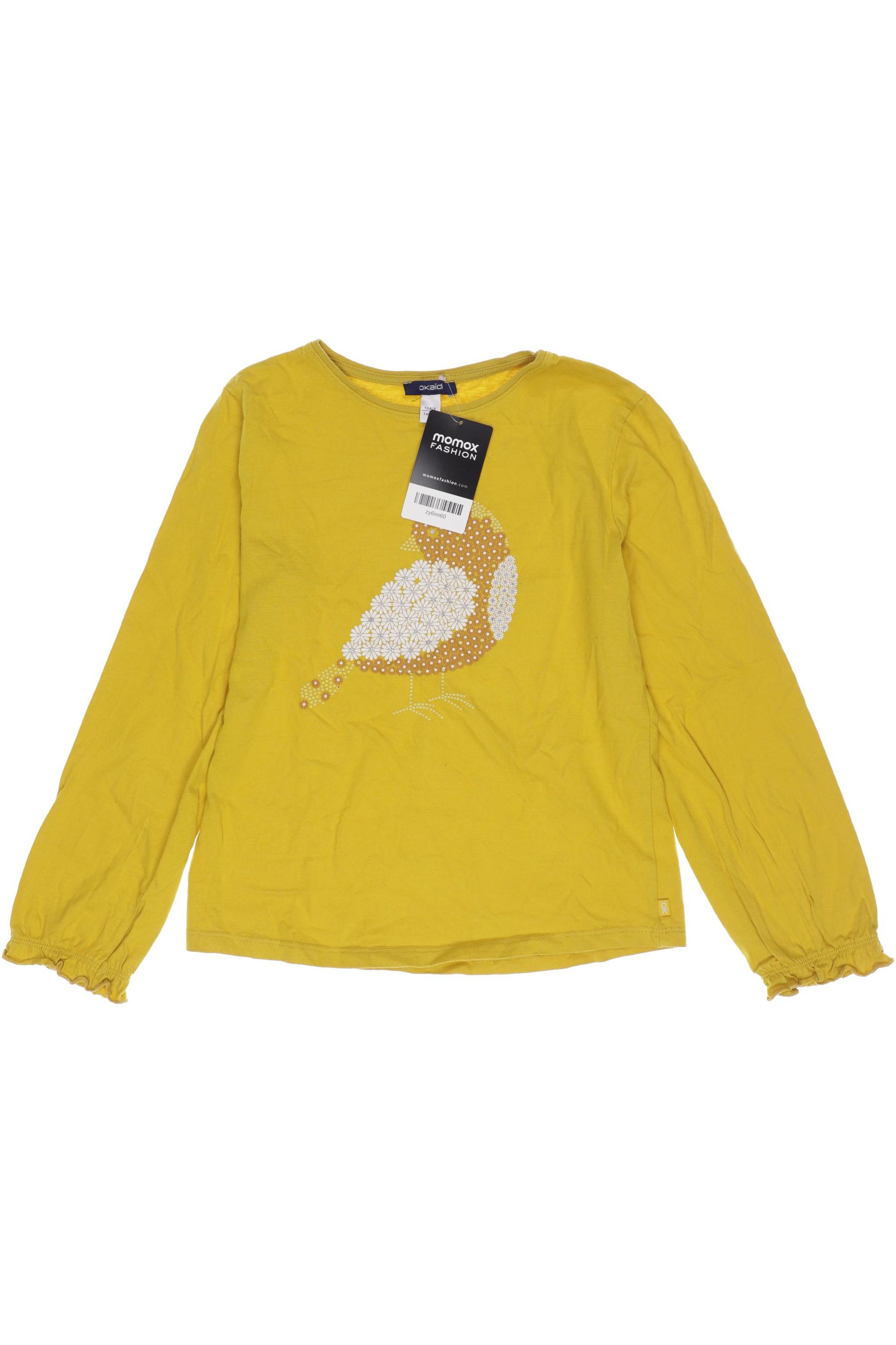 

Okaidi Damen Langarmshirt, gelb, Gr. 140