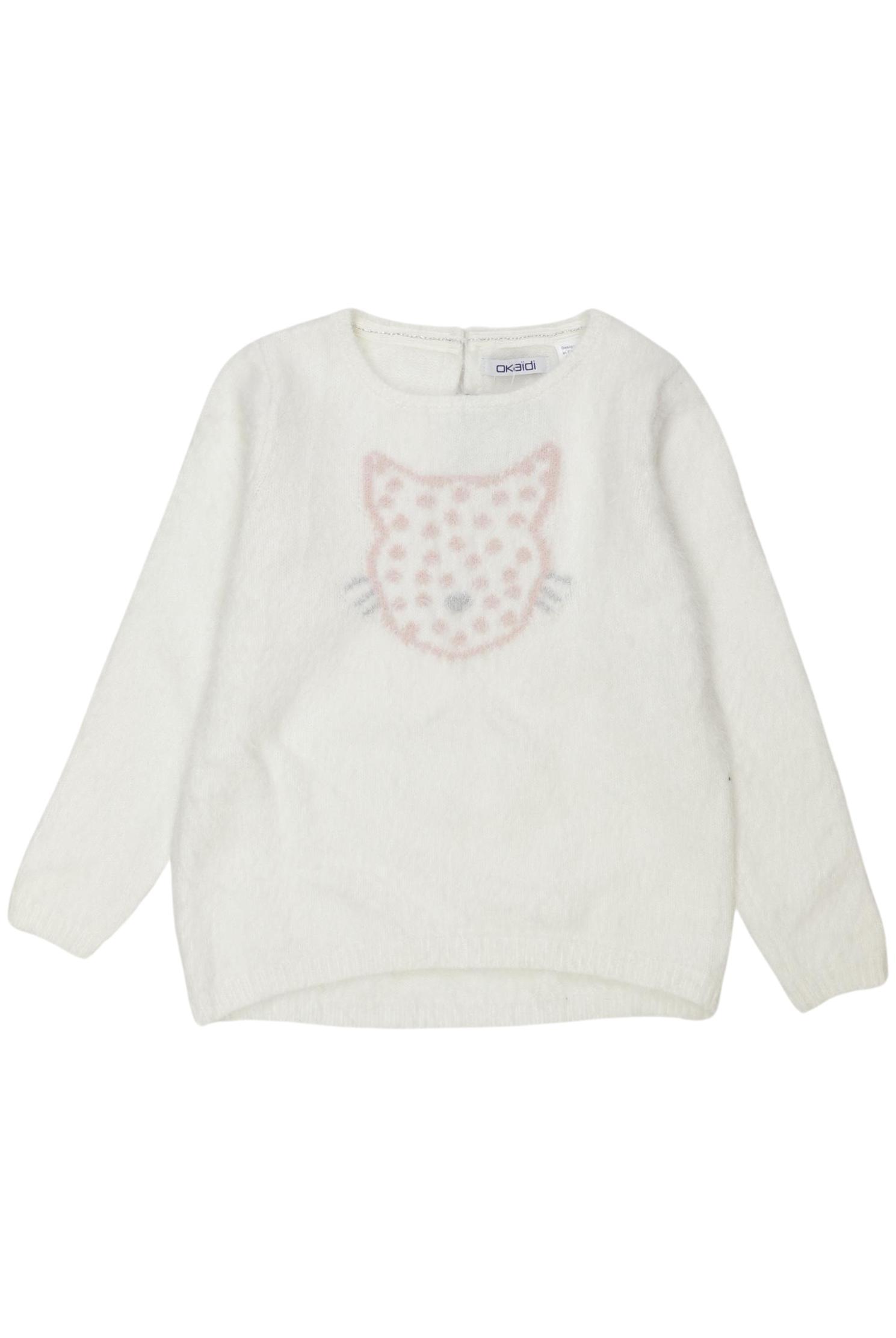 

Okaidi Mädchen Pullover, weiß, Gr. 110