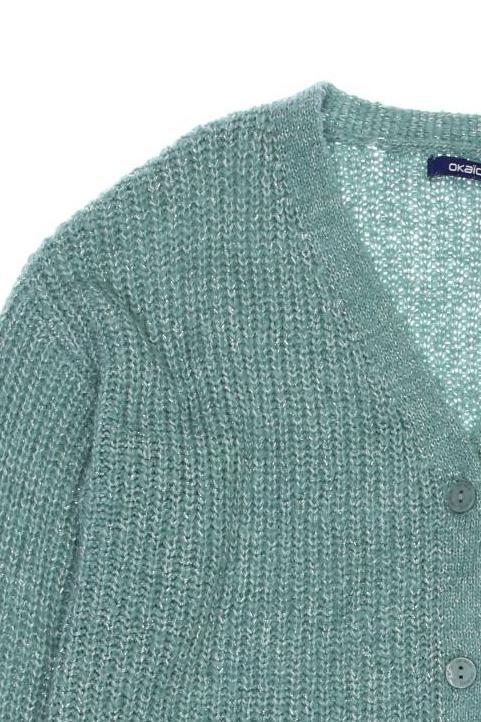 Thumbnail - Okaidi Mädchen Strickjacke, türkis, Gr. 140