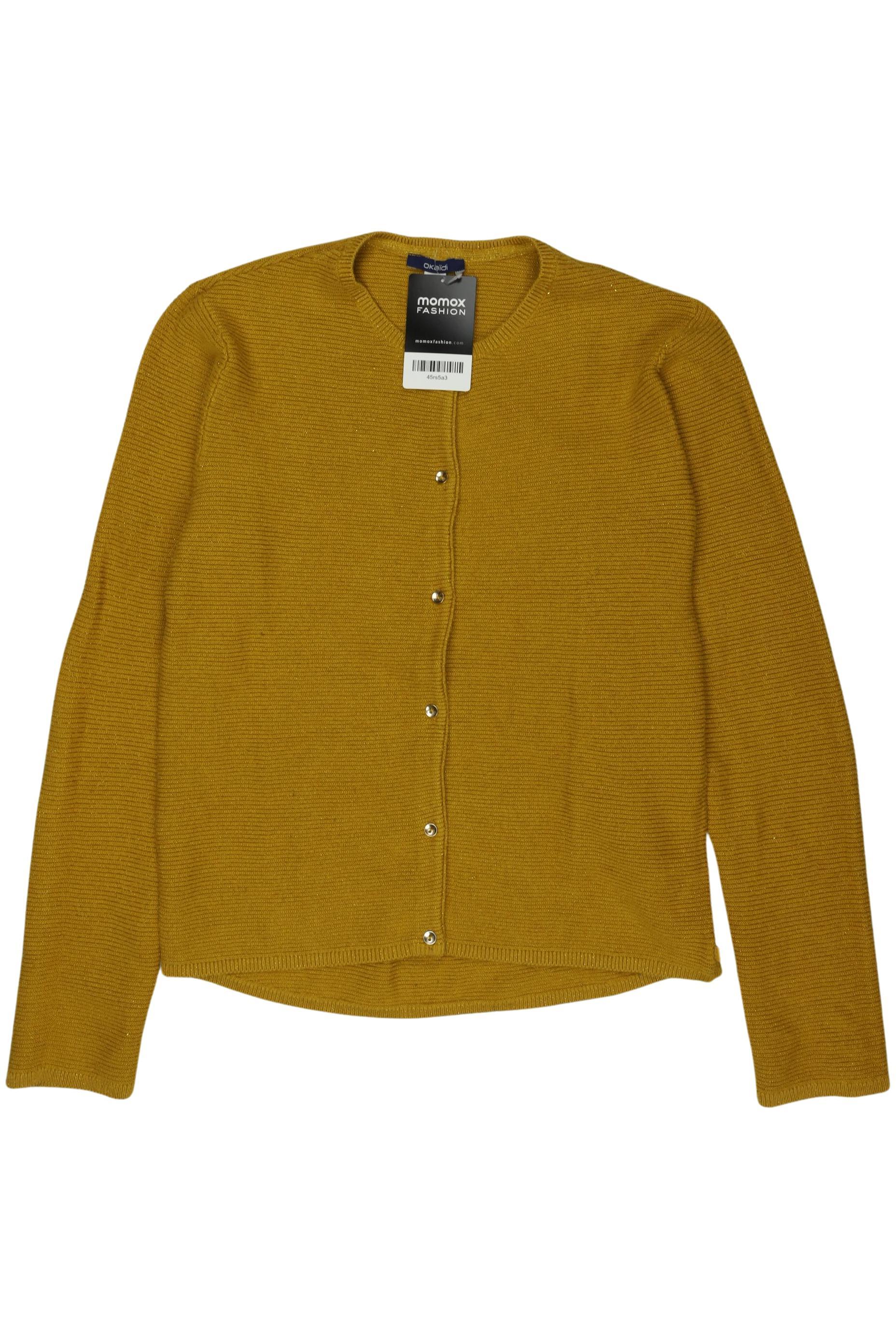 

Okaidi Damen Strickjacke, gelb, Gr. 158