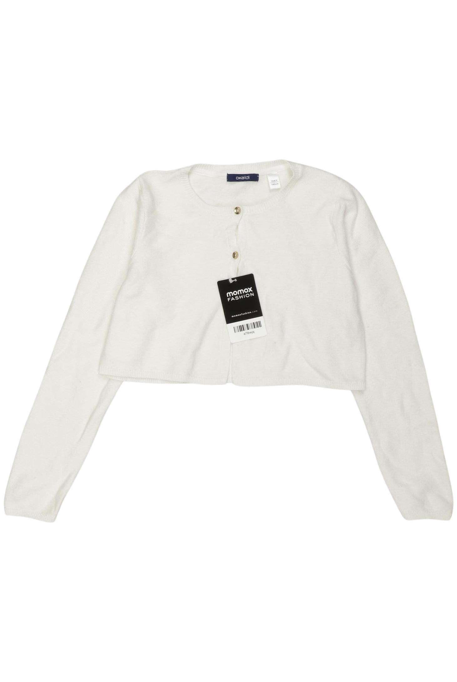 

Okaidi Mädchen Strickjacke, weiß, Gr. 140
