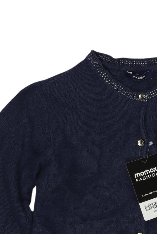 Thumbnail - Okaidi Mädchen Strickjacke, marineblau, Gr. 128