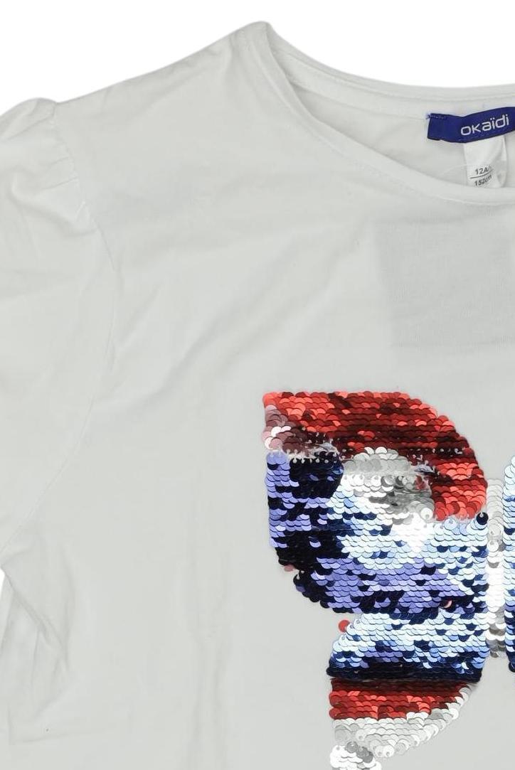 Thumbnail - Okaidi Mädchen T-Shirt, weiß, Gr. 152