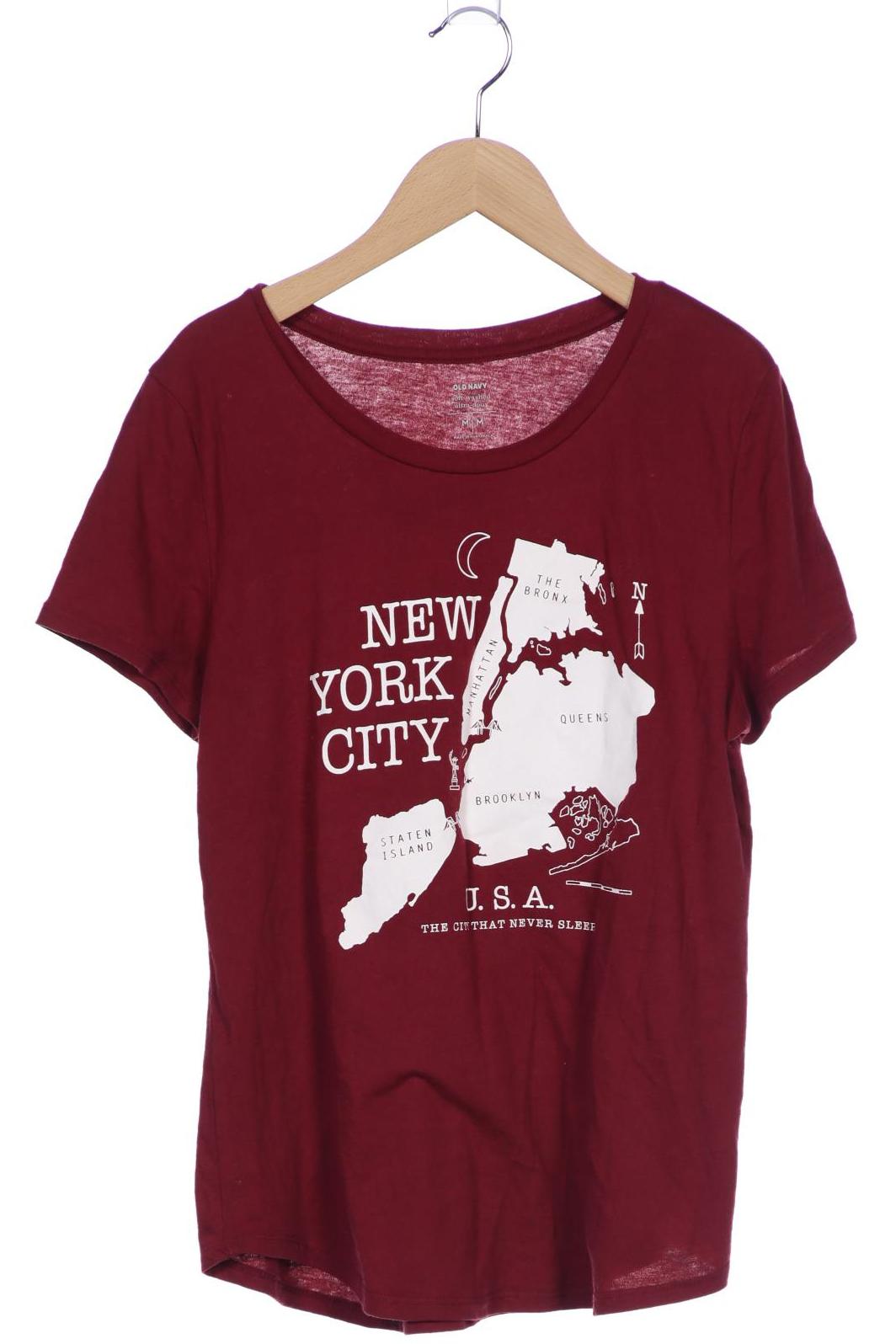 

Old Navy Damen T-Shirt, bordeaux, Gr. 38