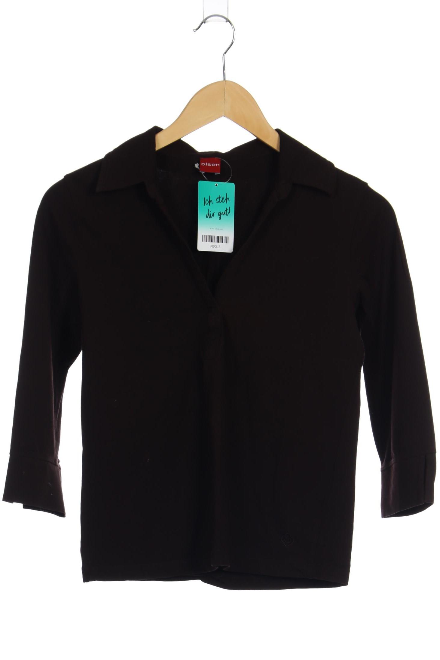 

Olsen Damen Bluse, braun, Gr. 34