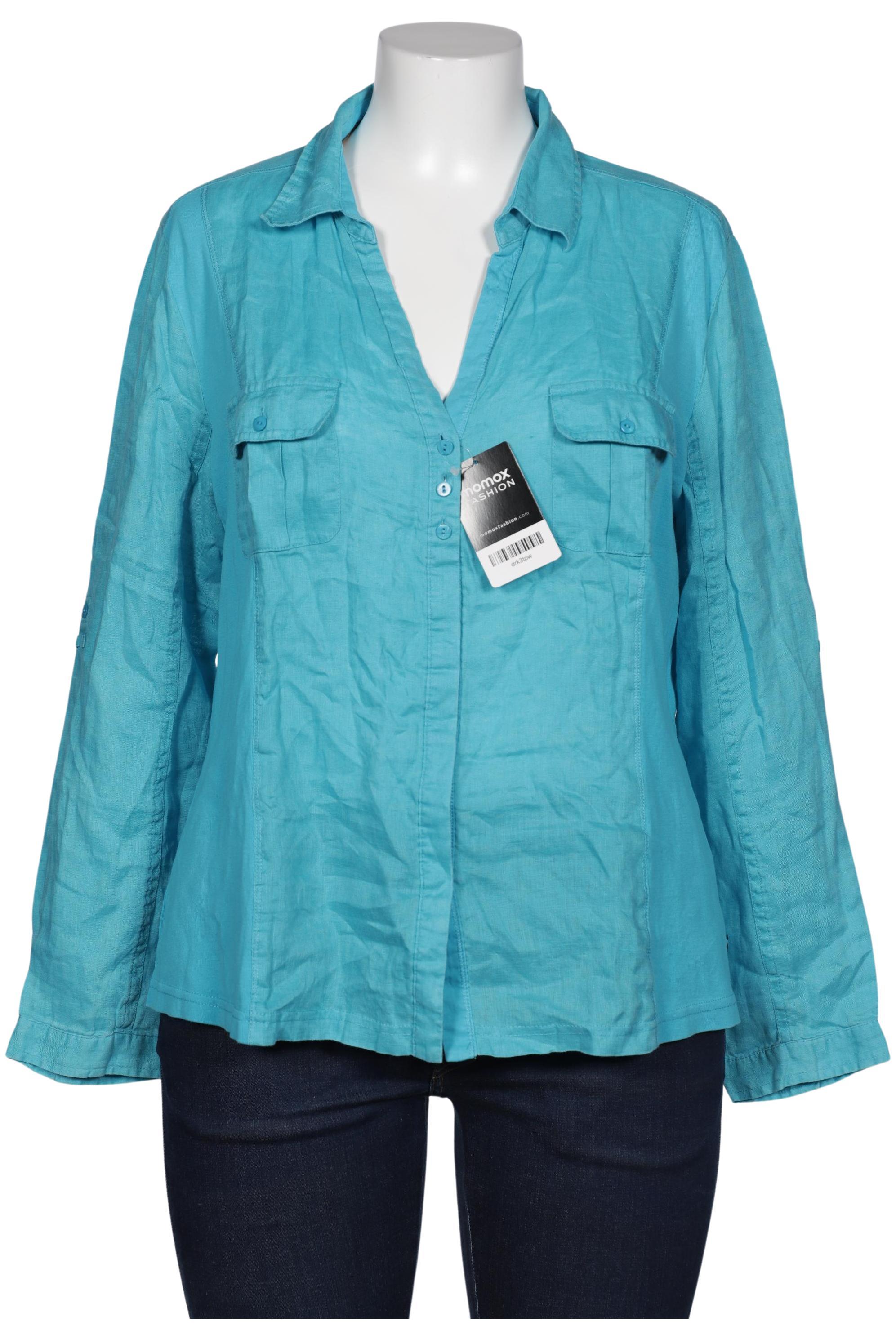 

Olsen Damen Bluse, blau, Gr. 48