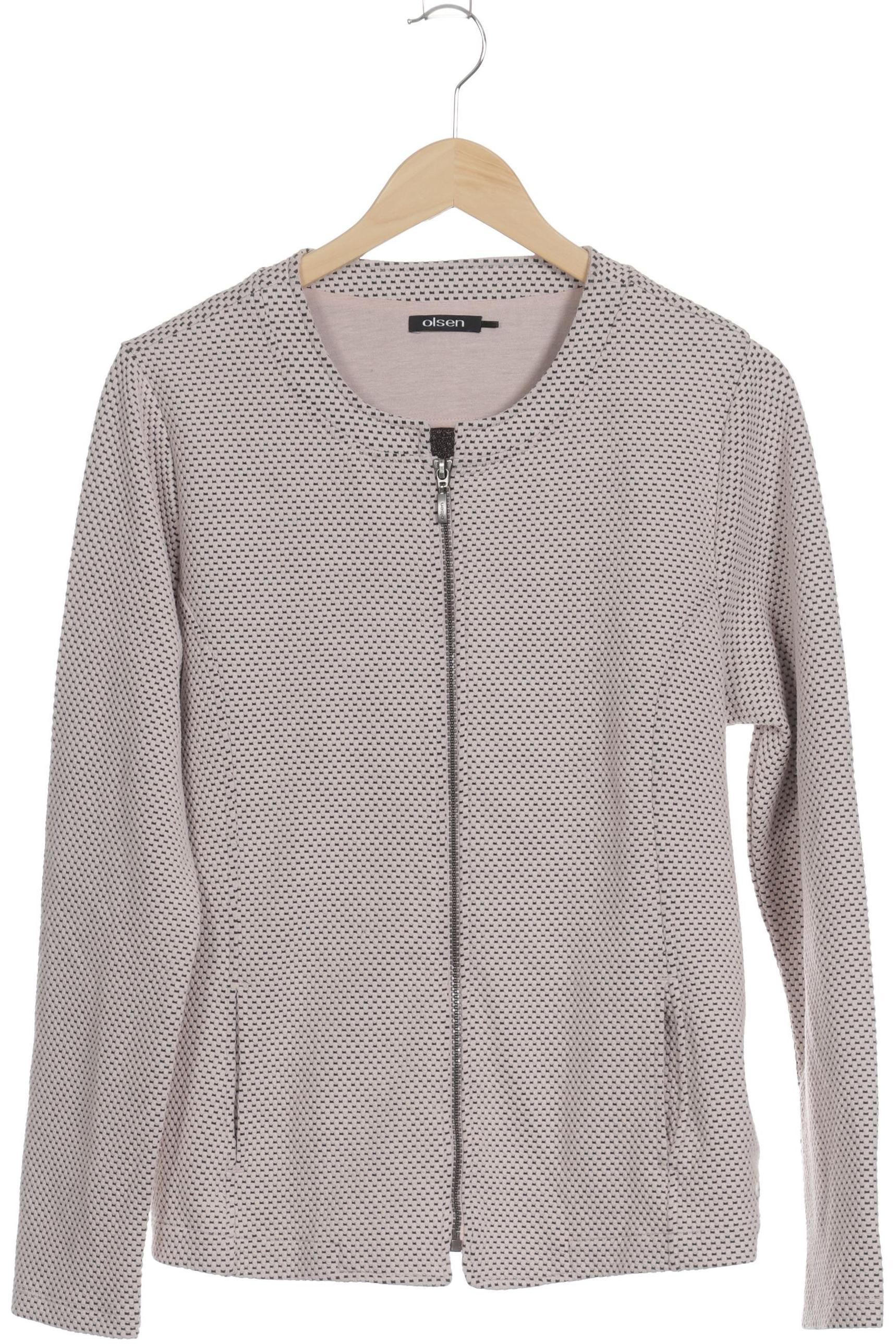 

Olsen Damen Strickjacke, beige, Gr. 44