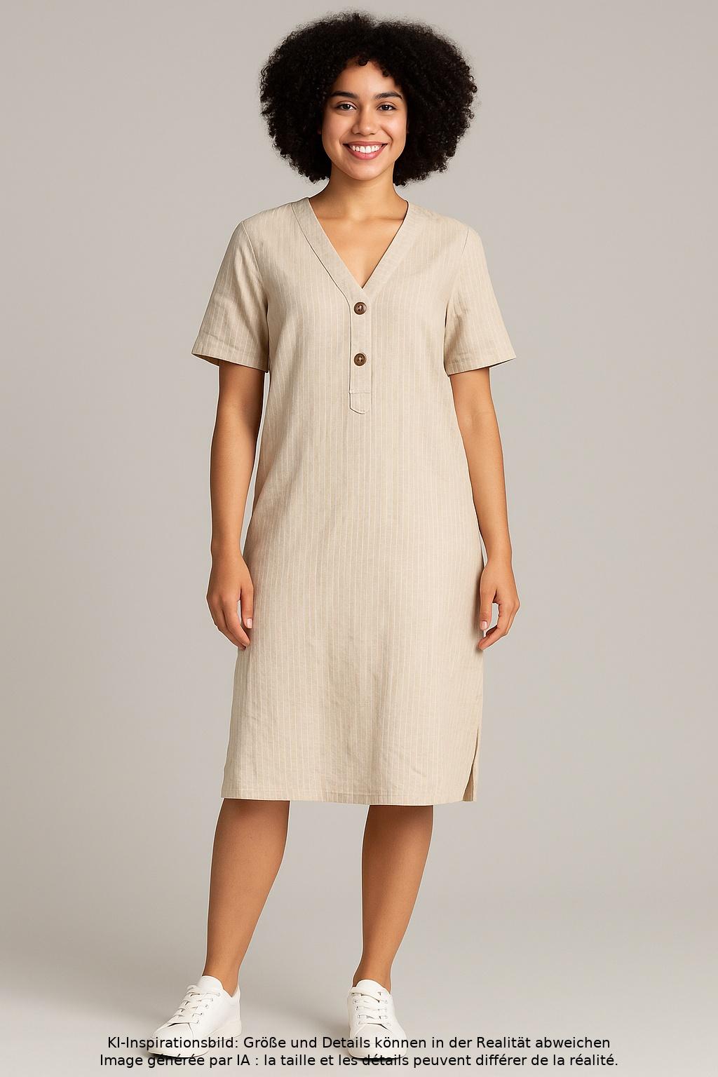 

Olsen Damen Kleid, beige, Gr. 38