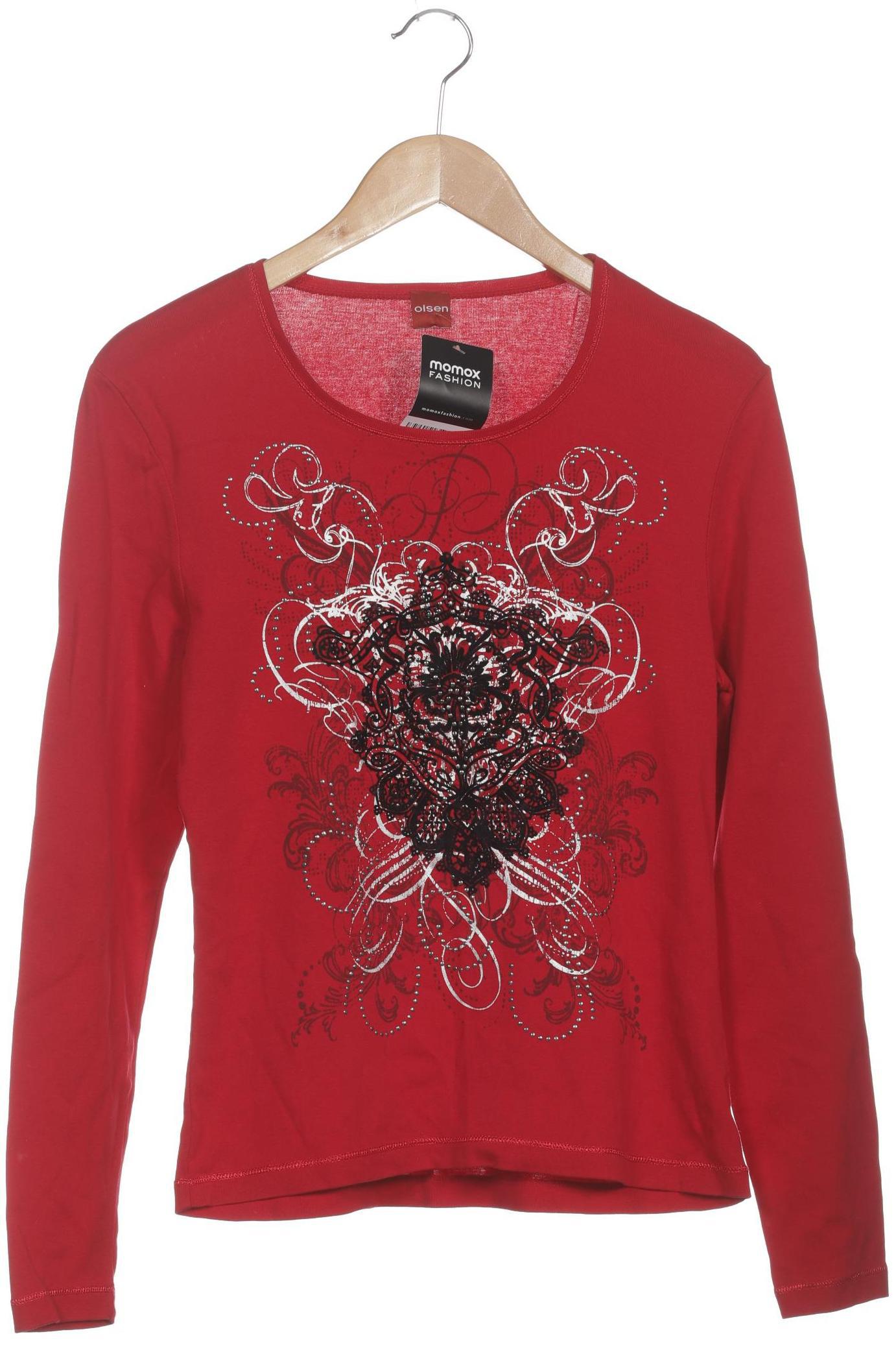 

Olsen Damen Langarmshirt, rot, Gr. 40