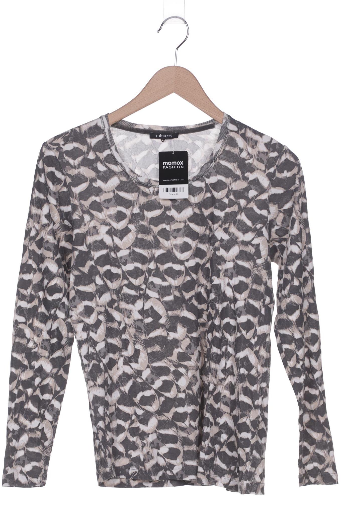 

Olsen Damen Langarmshirt, grau, Gr. 42