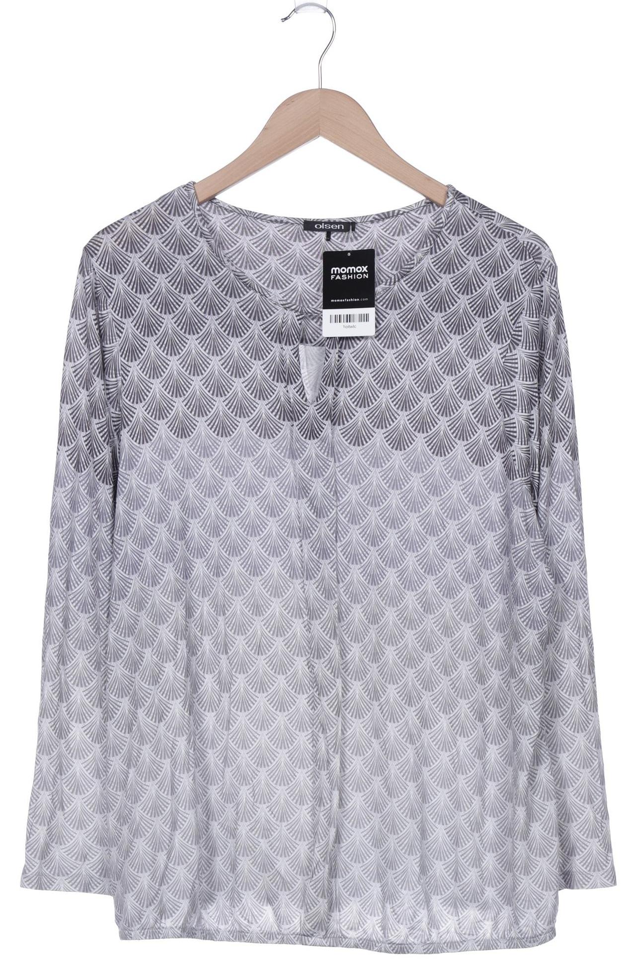 

Olsen Damen Langarmshirt, grau, Gr. 44