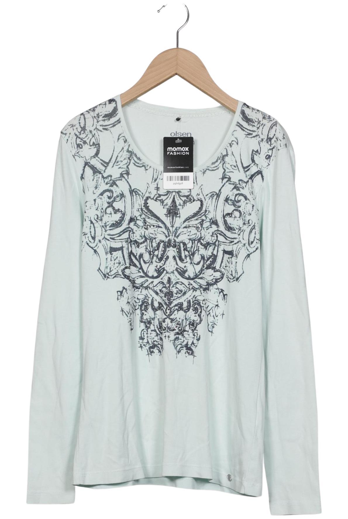 

Olsen Damen Langarmshirt, hellblau, Gr. 40