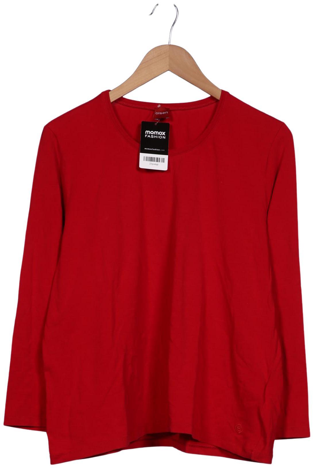 

Olsen Damen Langarmshirt, rot, Gr. 48