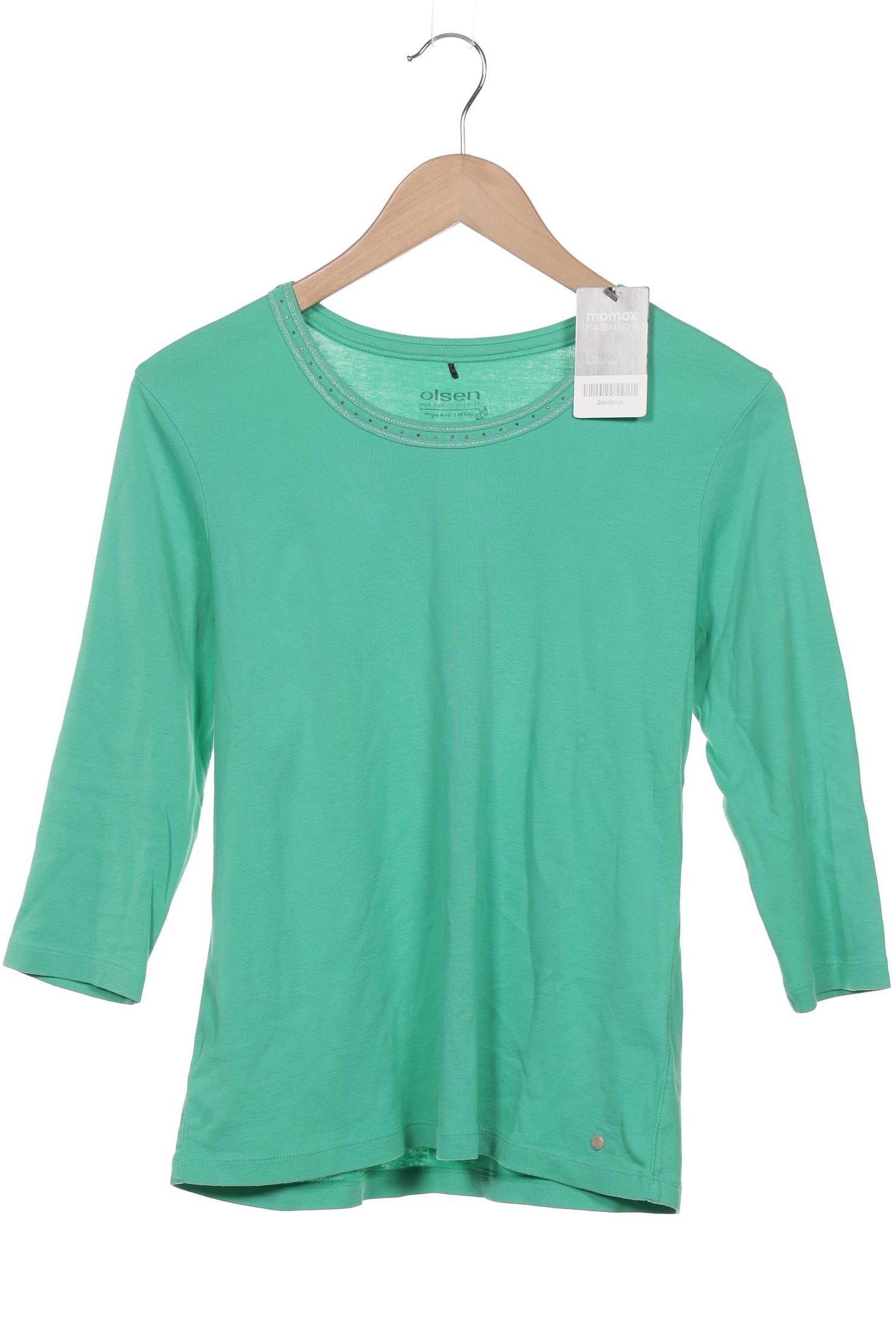 

Olsen Damen Langarmshirt, grün, Gr. 40