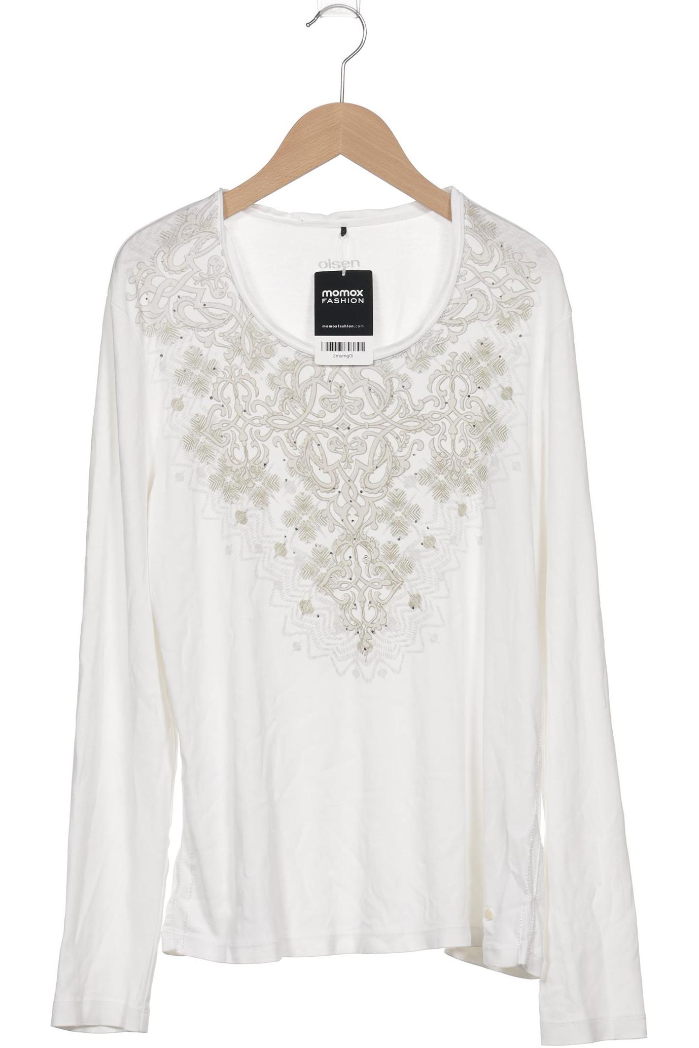 

Olsen Damen Langarmshirt, weiß, Gr. 42