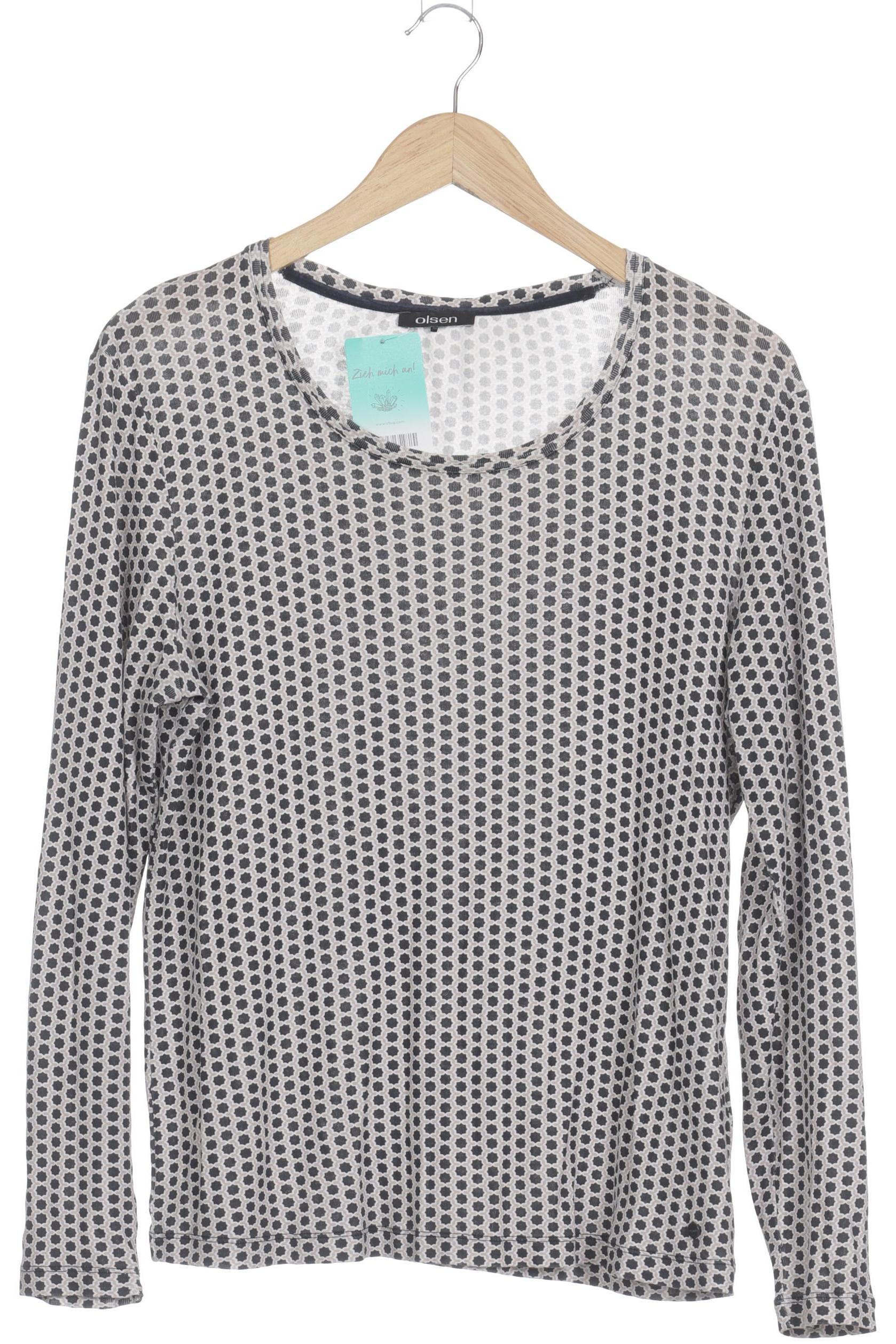 

Olsen Damen Langarmshirt, blau, Gr. 44