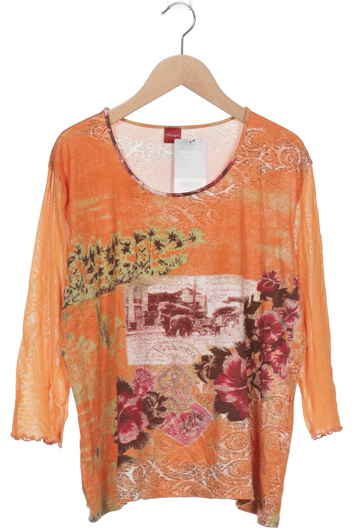 

Olsen Damen Langarmshirt, orange, Gr. 44