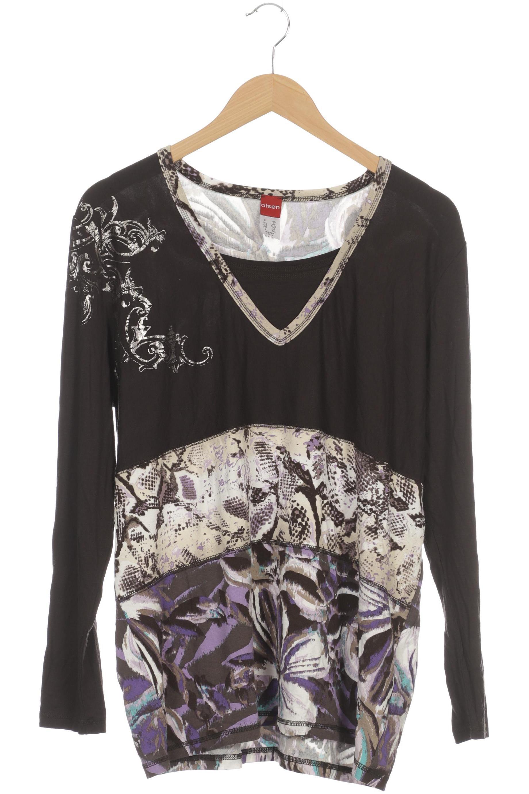 

Olsen Damen Langarmshirt, schwarz, Gr. 46