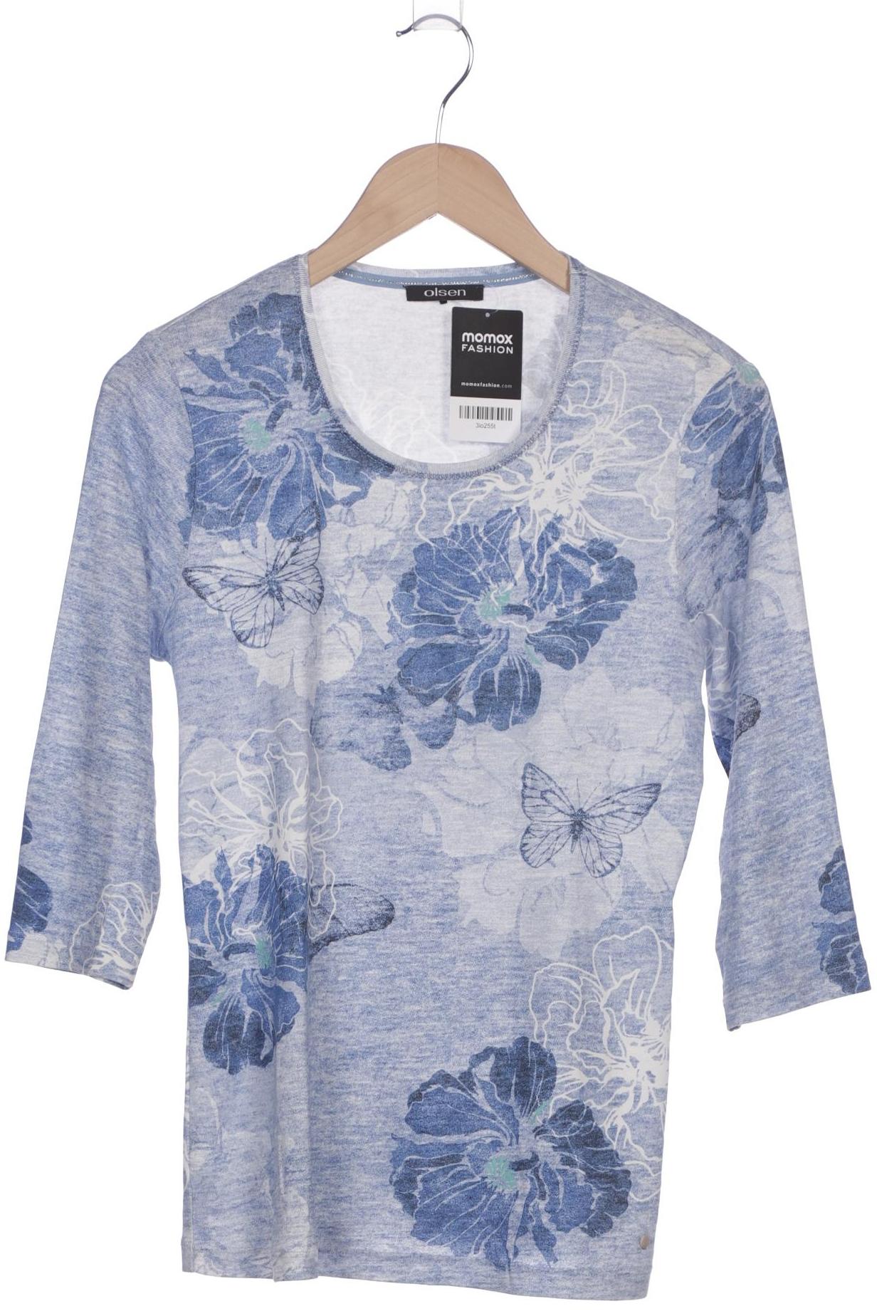 

Olsen Damen Langarmshirt, blau, Gr. 38