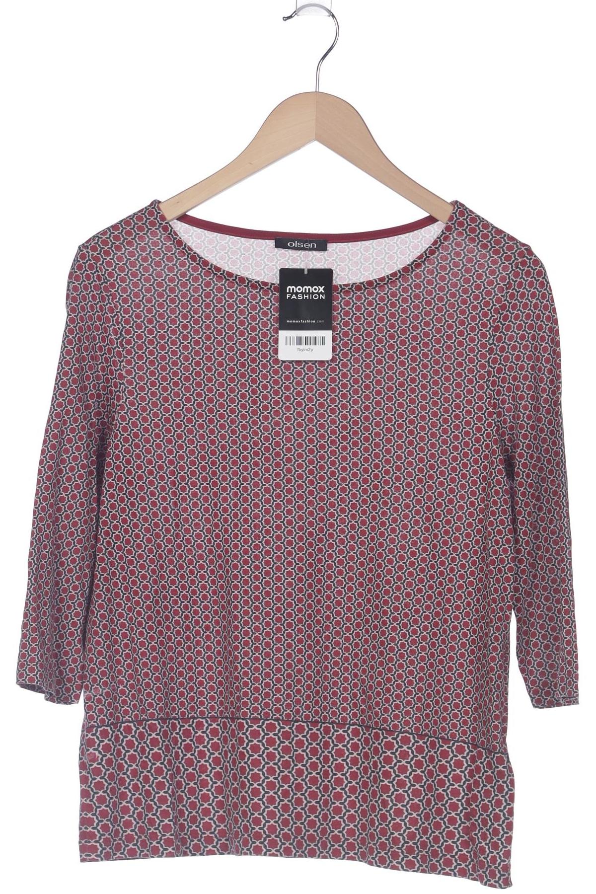 

Olsen Damen Langarmshirt, bordeaux, Gr. 38