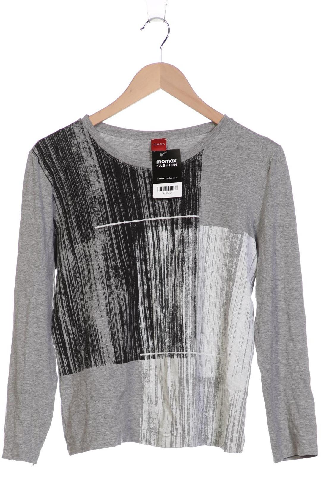 

Olsen Damen Langarmshirt, grau, Gr. 42