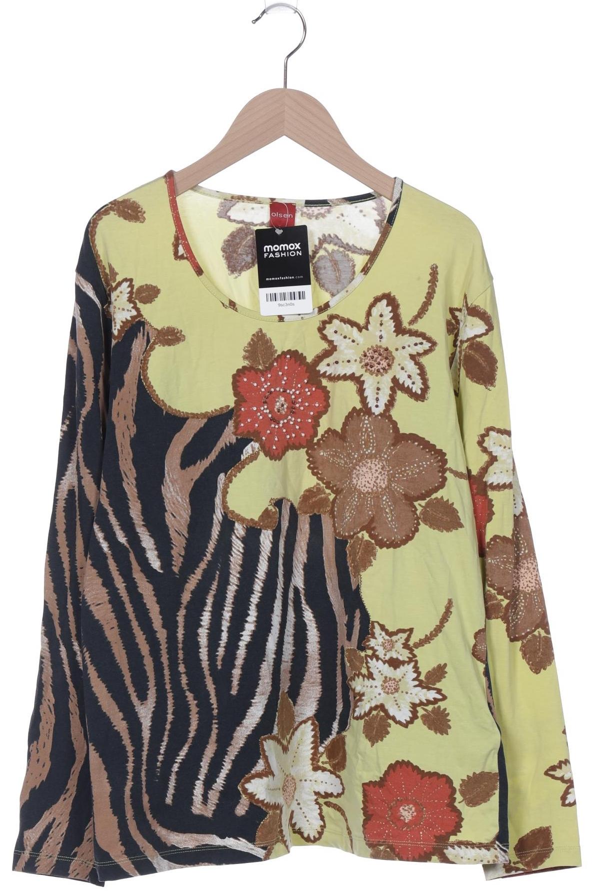 

Olsen Damen Langarmshirt, gelb, Gr. 46