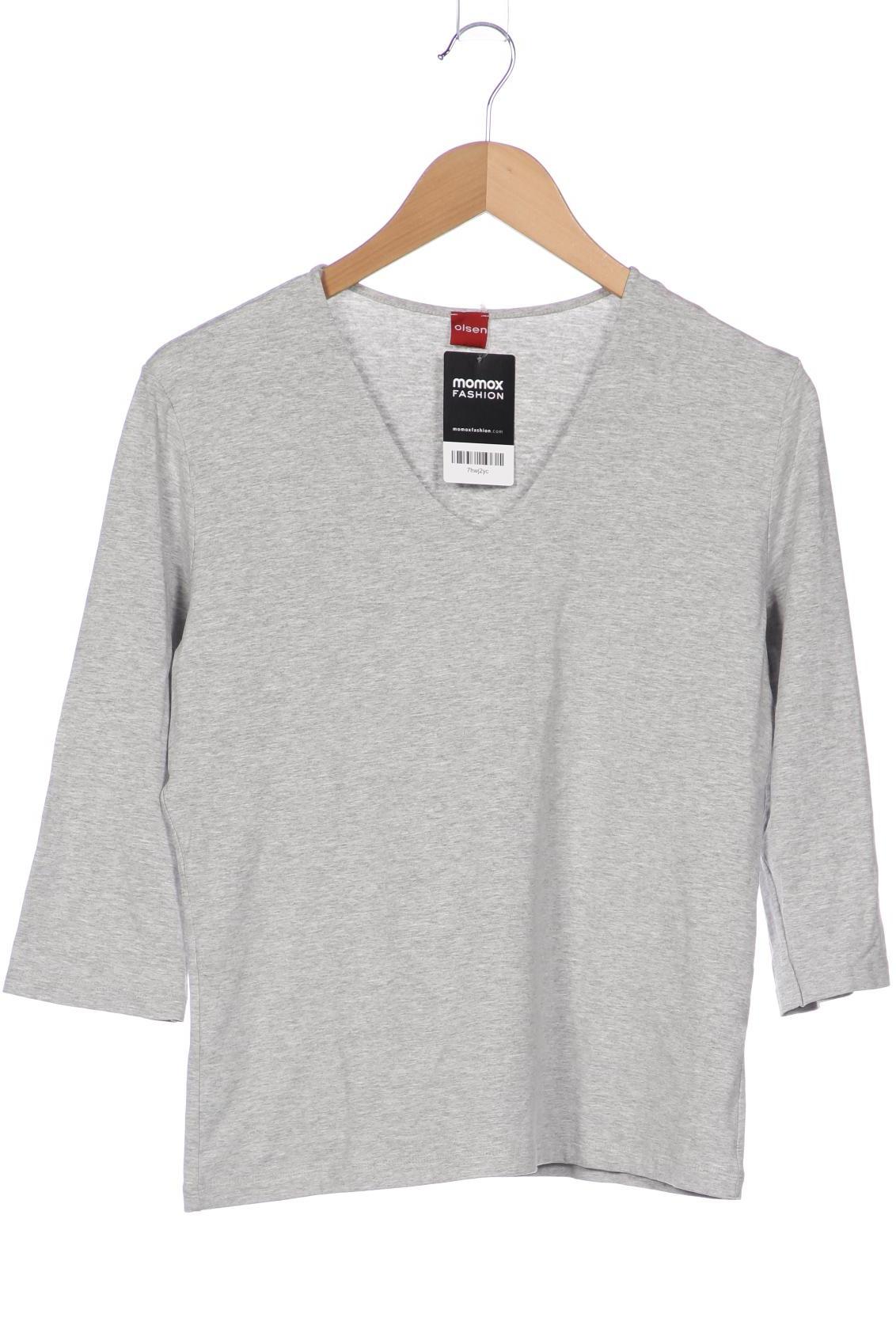 

Olsen Damen Langarmshirt, grau, Gr. 42