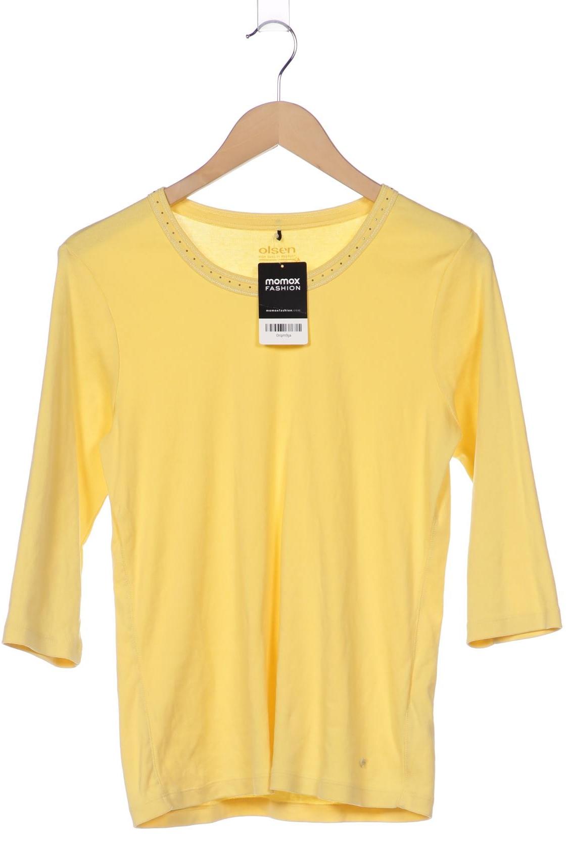 

Olsen Damen Langarmshirt, gelb, Gr. 40