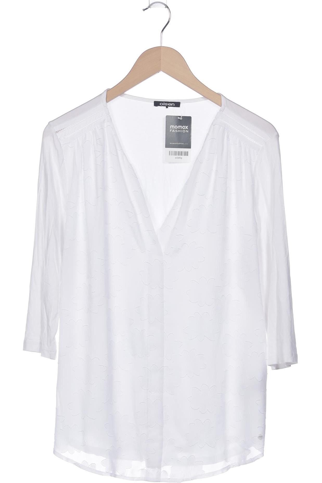 

Olsen Damen Langarmshirt, weiß, Gr. 42