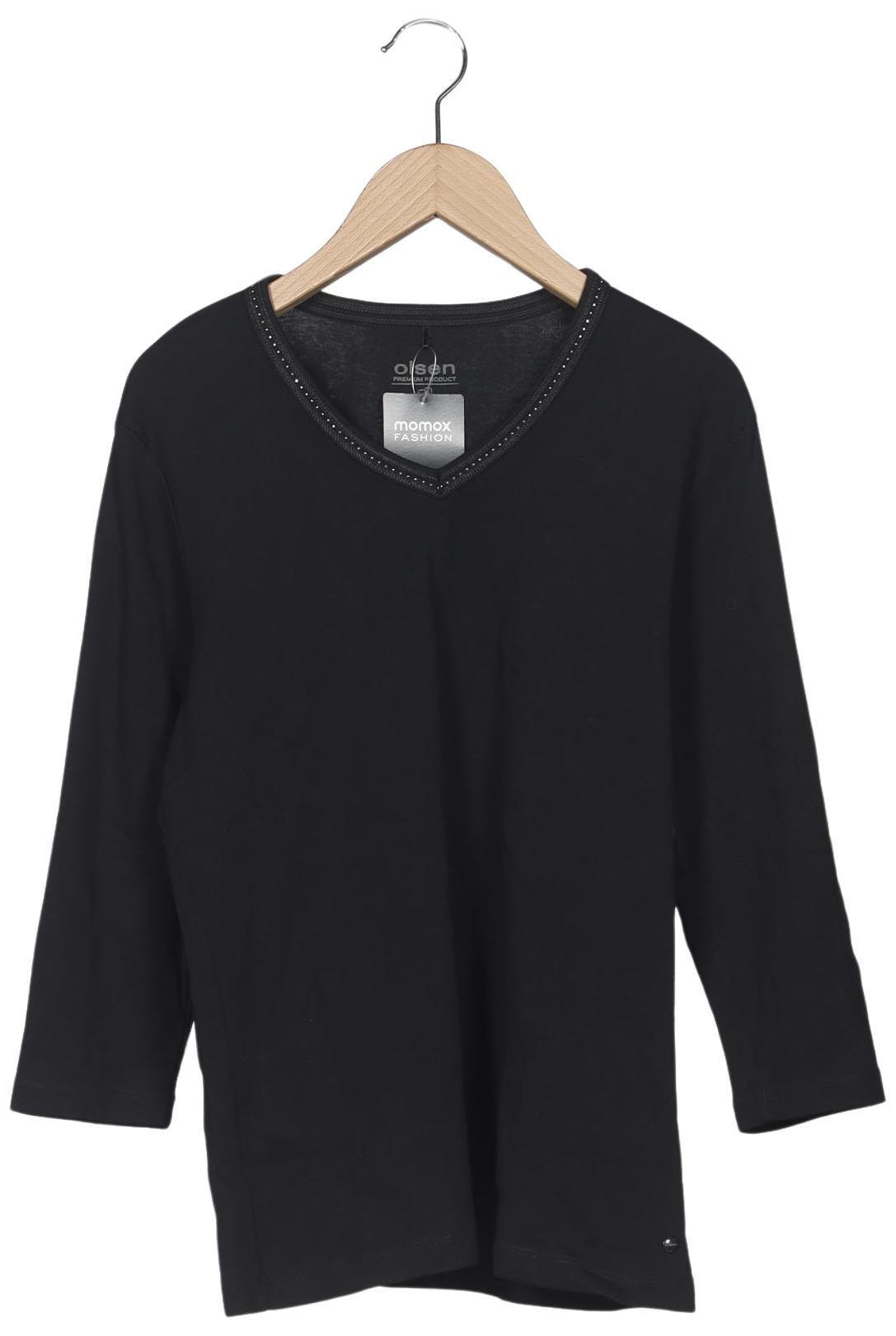 

Olsen Damen Langarmshirt, schwarz, Gr. 40