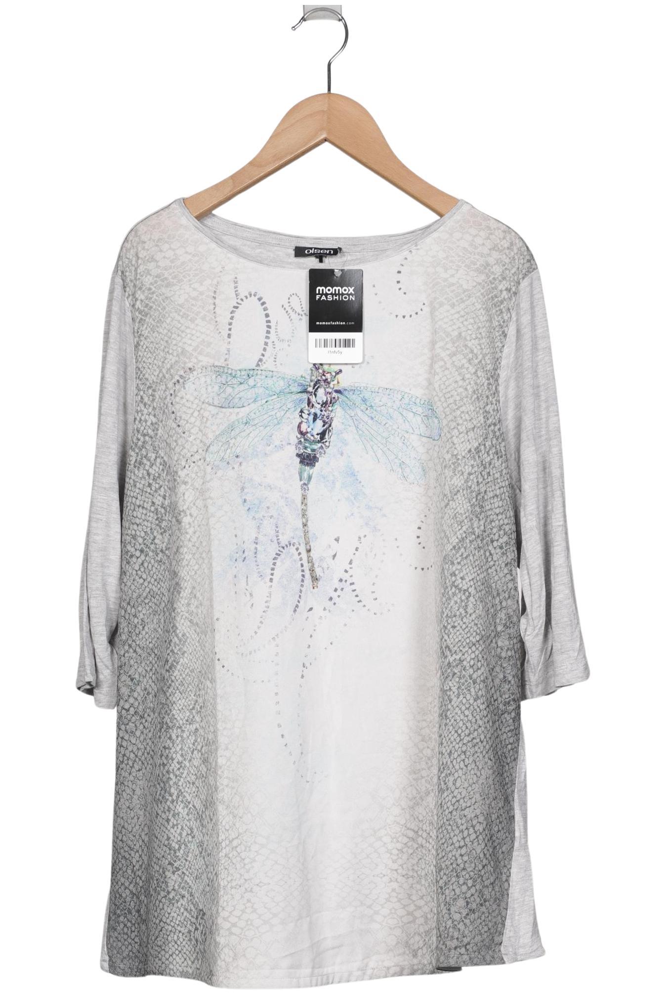 

Olsen Damen Langarmshirt, grau, Gr. 46